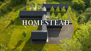 A 126Hectare Homestead House on the Shores of Lake Champlain with Open Meadows  House Tour [upl. by Hare907]