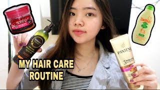 MY HAIR CARE ROUTINE 2019  VERENT RUSLI [upl. by Linoel]