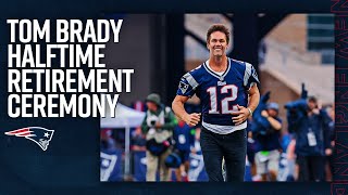 Thank You Tom Brady Halftime Retirement Ceremony [upl. by Oludoet]