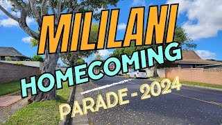 MILILANI HOMECOMING PARADE 9142024 [upl. by Jezreel]