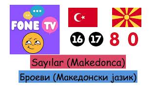 Sayılar Makedonca trmk [upl. by Chic]