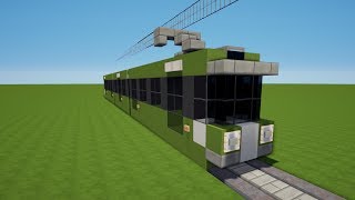 MINECRAFT STRAßENBAHN bauen TUTORIAL [upl. by Gabrielson]