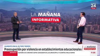 24 HORAS GREMIO DOCENTE SOBRE VIOLENCIA EN ESTABLECIMIENTOS EDUCACIONALES [upl. by Ecnerwaled]