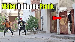 Knocking Door amp Throwing Water Balloons Prank  LahoriFied [upl. by Marjy102]