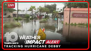 Citrus County storm surge floods Heritage Village [upl. by Eirrahs]