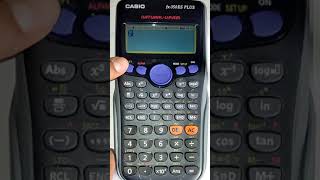 Como poner Factorial en calculadora Casio fx 350es [upl. by Scurlock]