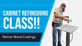 Cabinet Painting amp Refinishing Class [upl. by Helms]