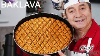 BAKLAVA ❗️El Açması Baklava Nasıl Yapılır  l Oktay Usta [upl. by Alihet520]