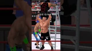 Roman Reigns vs Brock Lesnar vs John Cena Full Match  WWE SmackDown vs Raw  SmackDown highlights [upl. by Tessi929]