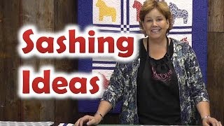 Quilt Sashing Ideas  Quilting Techniques [upl. by Past]