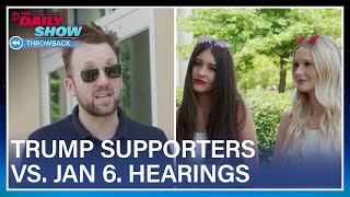 Jordan Klepper Shows Trump Supporters January 6th Hearing Clips  The Daily Show [upl. by Persis139]