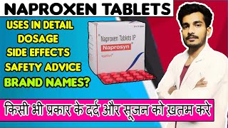 Naproxen Tablet Use in Hindi  Naprosyn 500 mg Tablet Uses in Hindi  Side Effects  Dosage  2020 [upl. by Maidy]