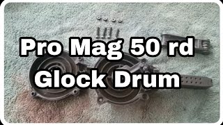 Review Pro Mag 50 rd Glock drum [upl. by Nickerson]