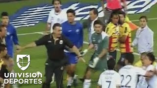 Morelia vs Cruz Azul vivieron una de las más aterradoras peleas del fútbol mexicano [upl. by Merridie]