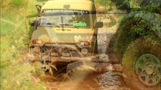 Impressionen aus dem Gelände  Sommertreffen mit der Lada Niva IG im Mammutpark [upl. by Drarig]