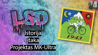 𝟐𝟒 𝐟𝐚𝐤𝐭𝐚𝐢  ＬＳＤ istorija įtakadezinformacija ir Projektas MKUltra [upl. by Winfrid]