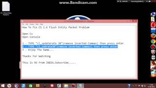 Counter Strike Flush Entity Packet Fix 100 Working [upl. by Ellesig]