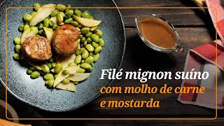 RECEITA SABOROSA COM MEDALHÃO DE FILÉ MIGNON SUÍNO [upl. by Herb]