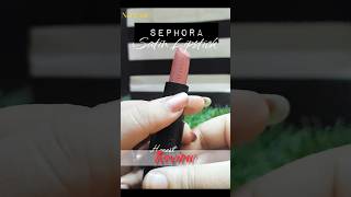 Sephora collection satin lipstick review  luxury sephora shorts lipstick youtubeshorts review [upl. by Goldfinch]