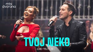 PEDJA JOVANOVIC feat ANDJELA KELEMAN  TVOJ NEKO  LIVE  151123 MTS DVORANA [upl. by Ellehsor]