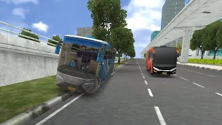 BUS SIMULATOR INDONESIA  a long trip driving for bus  IDSGAMING [upl. by Dannye]