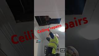 Ceiling repairs plastering plasterer plaster ceiling [upl. by Enovahs]