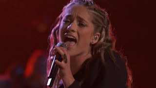 brynn cartelli  unstoppable by sia  the voice live playoffs [upl. by Easter]