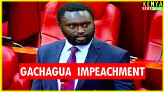 Gachagua friend Senator Methu reacts to impeachment motion being introduced in Senate [upl. by Ntisuj]