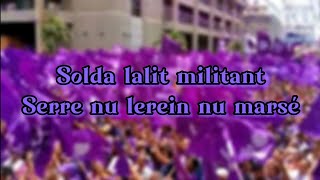 Soldat Lalit Militant  MMM Song 2024 Lyrics Video [upl. by Ramad348]