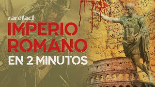 Imperio Romano en 2 Minutos Datos curiosos sobre el Imperio Romano  Rarefact [upl. by Enelehcim926]