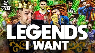 eFootball 2025 LEGENDS THAT NEED TO COME [upl. by Schach]