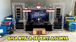 Cek suond miniatur panggung bisa nyala seperti aslinya [upl. by Alegnaed]