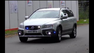 RARE  Unmarked and Marked Northants Police ARVs Responding with LIGHTS  SIRENS [upl. by Ecnarf]