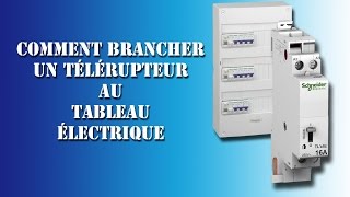 Comment brancher un télérupteur au tableau électrique [upl. by Lasiaf]