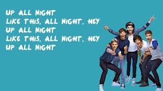 Up All Night  One Direction Lyrics [upl. by Annavahs572]