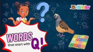 Letter Q English Alphabet Words that start with Q q words Initial Letter Sounds EFL ELL [upl. by Ayidan]