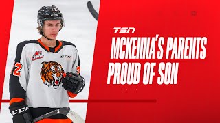 Gavin McKennas parents discuss how proud they are of him on and off the ice [upl. by Ekrub]