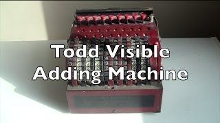 Todd Visible Adding Machine Review  HowTo [upl. by Elletnuahs]