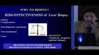 Biopsia Epatica ecoguidata nella Epatite Cronica Indicazioni tecnica complicanze  CHIAVAROLI [upl. by Ewold]