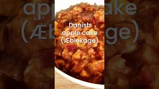 Danish apple cake Æblekage invoqchef applecakerecipe [upl. by Ymrots339]