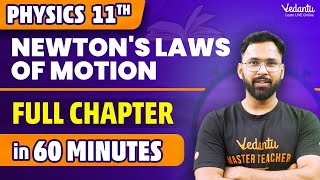 Laws of Motion Full Chapter in 60 Minutes⏳  Class 11 Physics Chapter 4 One Shot  Anupam Sir [upl. by Najram632]