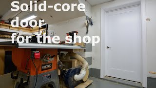 Shop built  DIY Solid core door [upl. by Yrtnej983]