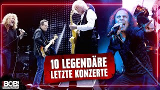 10 legendäre letzte Konzerte [upl. by Harvard]