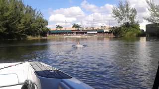 Jenna Gay Water Ski at Miami Water Ski Club [upl. by Nolyar]