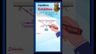 EQULIBRIO ESTATICA fisica [upl. by Kalin]