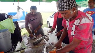 The Quickest Fish Slicer In Trinidad [upl. by Moureaux]