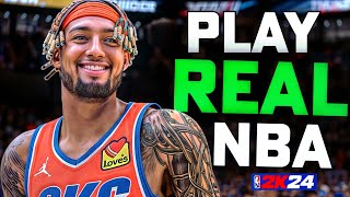 How To Play NBA 2K24 Realistically Play Real NBA Basketball [upl. by Naed871]