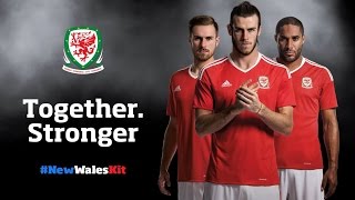 WALES KIT FOR UEFA EURO 2016 REVEALED [upl. by Asylla]