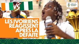 LES IVOIRIENS RÉAGISSENT APRÈS LA DÉFAITE CONTRE LE NIGERIA [upl. by Dougall]