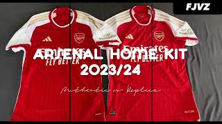 Arsenal home kit 202324 trailer [upl. by Avlem]